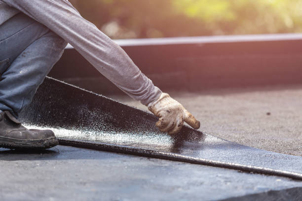 Professional Emergency Waterproofing technician working in Pedricktown, NJ